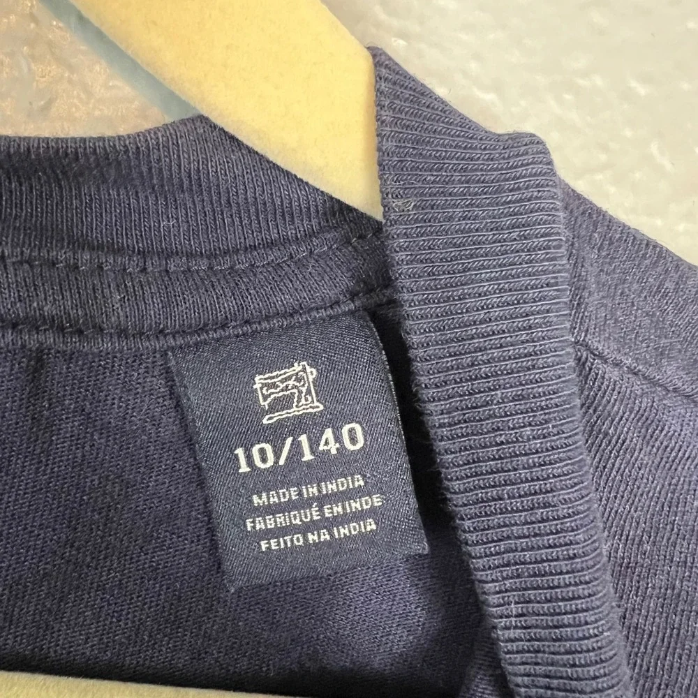 Scotch & Soda T-Shirt Boys 10 Navy Blue‎ Graphic Short Sleeve Crew Neck